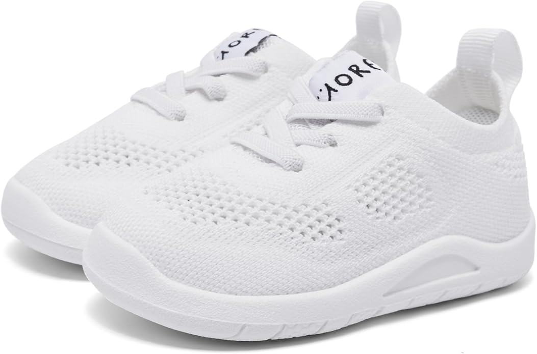 MORENDL Toddler Shoes Baby Walking Sock Shoes Infant Sneakers 0-4 Years Boy Girl Barefoot Tennis Shoe Non-Slip Brethable