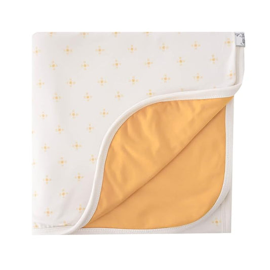 Copper Pearl Three-Layer Baby Blanket: Soft Baby Quilts for Boys and Girls | Breathable, Cozy, Toddler Blanket | Baby Quilt for Newborns | 46x46 Premium Polyester/Rayon | Santa Fe