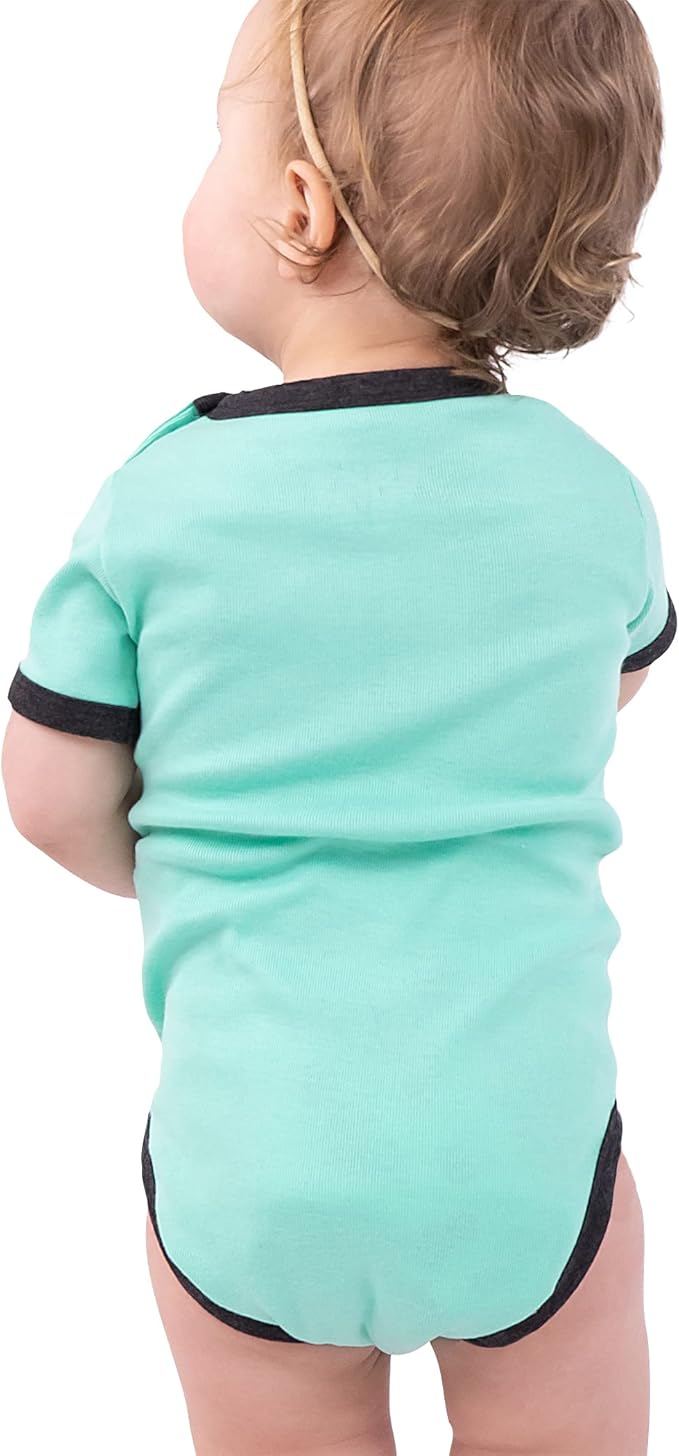 Lazy One Cute Unisex Baby Bodysuit, Cute Animal Designs, 6-18 Months