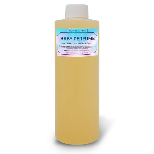 Baby Essential Fragrance Body Oil – Luxury Unisex Baby Oil Perfume with Long Lasting Baby Powder Scent – Soft Baby Smell, Uncut Perfume Oil, Scented Body Oil for Women & Men – 4 Fl Oz