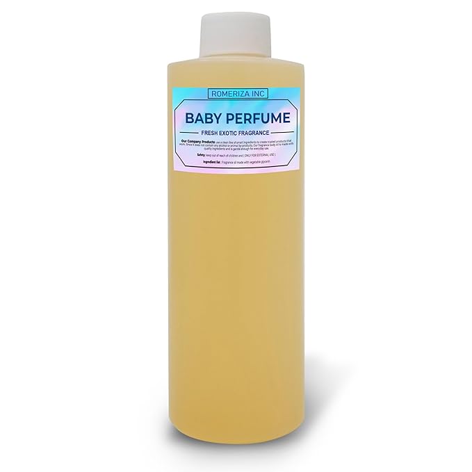 Baby Essential Fragrance Body Oil – Luxury Unisex Baby Oil Perfume with Long Lasting Baby Powder Scent – Soft Baby Smell, Uncut Perfume Oil,Scented Body Oil for Women & Men – 2 Fl Oz