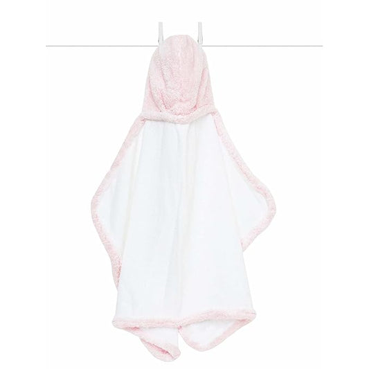 Little Giraffe - Baby Bath Towel - Plush Hooded Baby Towel - Newborn Bath Baby Essentials - 100% Cotton Towel - Luxury Baby Gifts - 24x41" - Pink