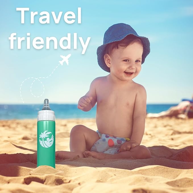 Waiu Insulated Stainless Steel Baby Bottle BPA-Free | Stainless Steel Keeps Drinks Hot for 8 Hours, Cold for 24 Hours | 6 oz.| (Green) Multiple Colors