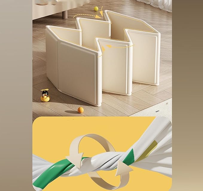 Baby Foldable Kids Bathtub for Infants to Toddler with Non-Slip Base,Easy Storage,Perfect for Small Spaces,White (White)