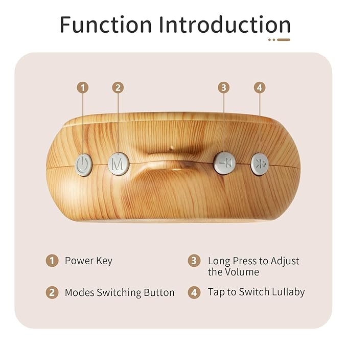 FEISIKE Baby Crib Mobile Arm with Music Box Spin Motor, 57.4 Inch Mobile Arm for Crib Wooden Nursery Decor Hanger Holder for DIY Mobile