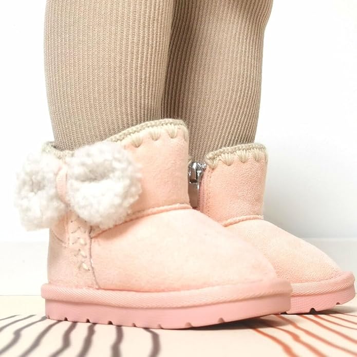 Baby Boots Winter Snow Booties Infant Boys Girls Outdoor Warm Shoes for Cold Weather 6 9 12 15 18 24 Months