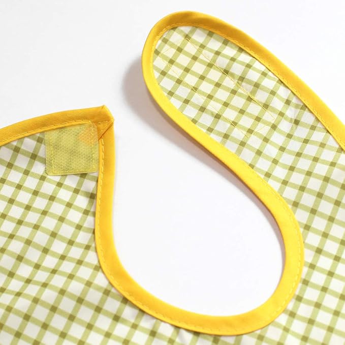 Full Coverage Waterproof Feeding Bib for Toddlers – Extra Long Apron Bib for Mealtime, Self-Feeding, BPA-Free