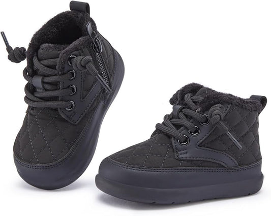 BMCiTYBM Baby Boy Girl Snow Boots Waterproof Winter Warm Booties Nonslip Lightweight Outdoor Shoes for First Walkers 6 9 12 18 24 Months(Infant/Toddler)