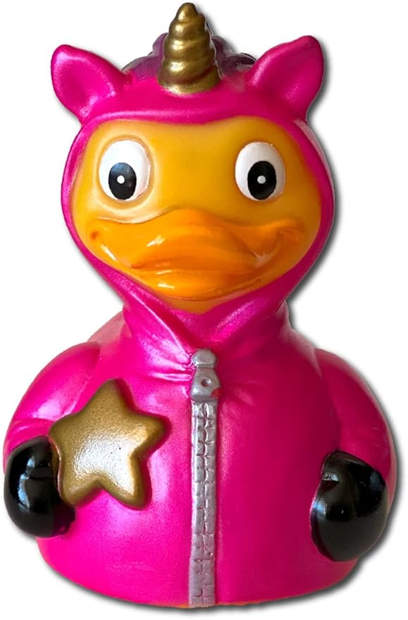 CelebriDucks - UniQuack - Floating Rubber Ducks - Collectible Bath Toy Gift for Kids & Adults of All Ages