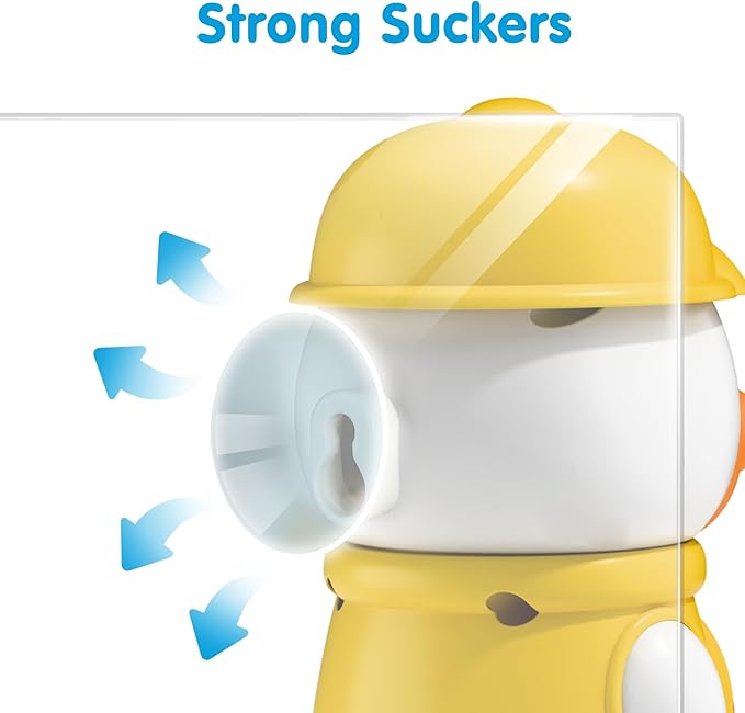 iPlay, iLearn Baby Bath Toys, Toddler Waterfall Bathtub Toy W/ Suction Cup, Kids Water Spinner for Tub Pool, Infant Duck Elephant Shower Bathtime, Birthday Gifts 12 18 Month 1 2 3 Year Old Boys Girls