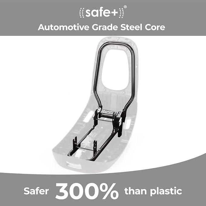 Diono LiteClik30 RXT SafePlus Infant Car Seat and Base, Rear-Facing for Infants 4-30lbs, SafePlus Engineering, with Infant Insert, UPF 50+ Sunshade (Blue Surge)