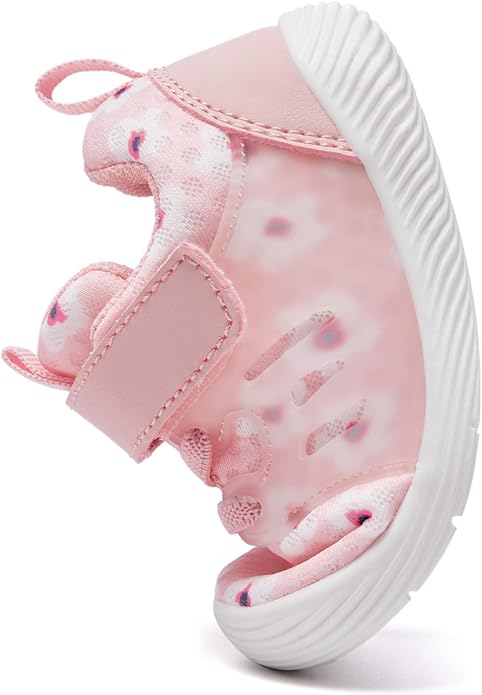 MORENDL Toddler Sneakers Baby Boys & Girls Barefoot Shoes Lightweight Breathable Walking Running Tennis Athletic Sport Shoes