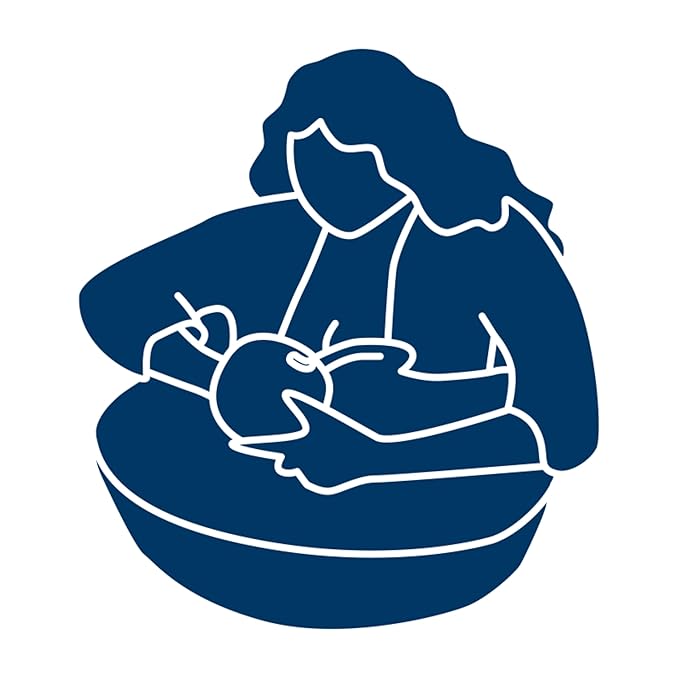 Dr. Brown's Feeding and Nursing Lap Support Pillow with Cover, Premium Memory Foam, Responsive Firm Support, Light Gray