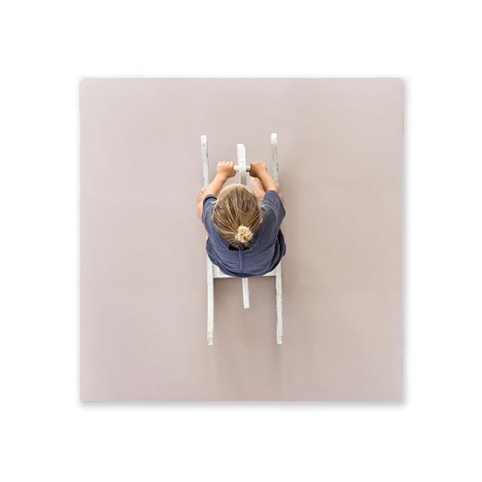 Toddlekind Solid Color Foam Play Mat 4x4 Baby Playmat. Stylish, Non-Toxic, Odorless, Plain Design Puzzle Play Mat 0m+ (Rose/Blush/Nude)