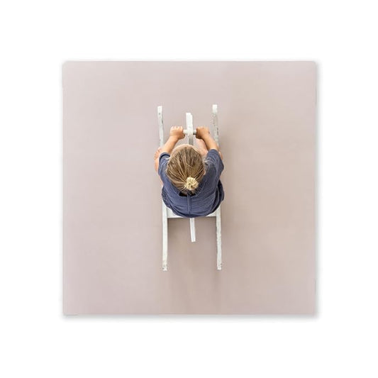 Toddlekind Solid Color Foam Play Mat 4x4 Baby Playmat. Stylish, Non-Toxic, Odorless, Plain Design Puzzle Play Mat 0m+ (Rose/Blush/Nude)