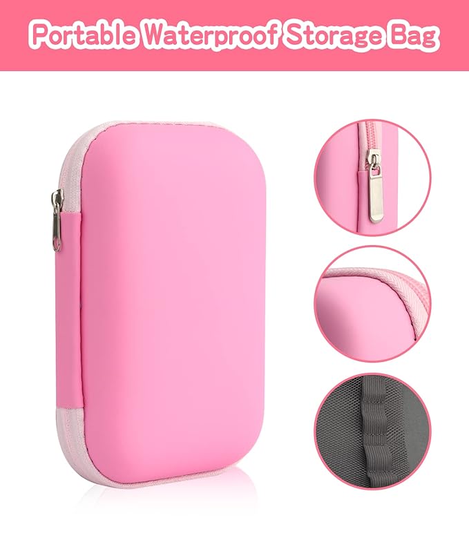 Baby Grooming Kit，Infant Safety Care Setwith Hair Brush Comb Nail Clipper Nasal Aspirator, Baby Essentials Kit for Newborn Girls Boys (14 PC-Pink Kit)