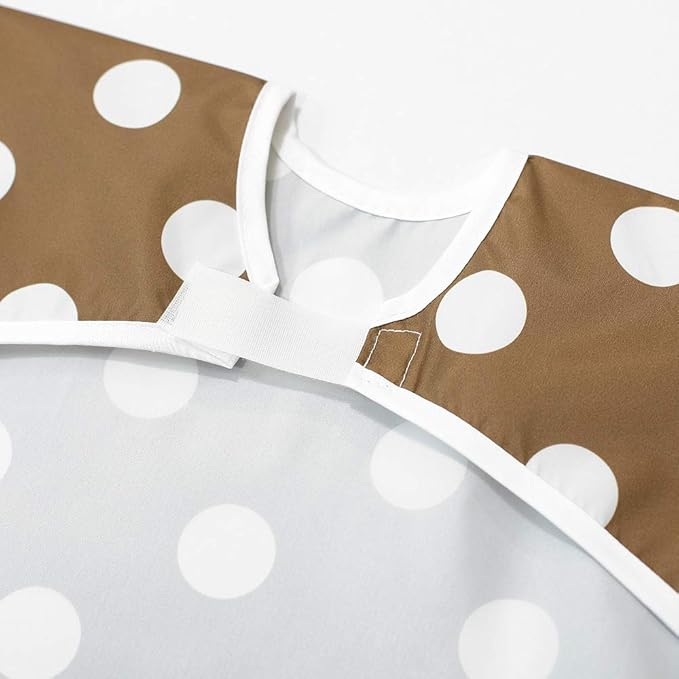 Long Sleeve Waterproof Bib for Toddlers – Feeding Smock for Baby Mealtime, Self-Feeding, Painting & Messy Play, BPA-Free