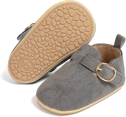 Baby Unisex Warm Snow Boots Newborn Leather Fur Lace Up Ankle Anti-Slip Rubber Texture Sole Toddler Prewalker Winter Crib Shoes