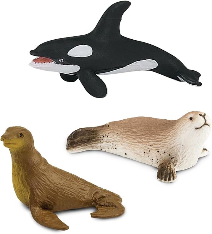 Safari Ltd. Antarctica Toob - Toy Figurines Penguins, Whales, Seals, & More- Fun Educational Play Toy Figure Set for Boys, Girls & Kids 3+
