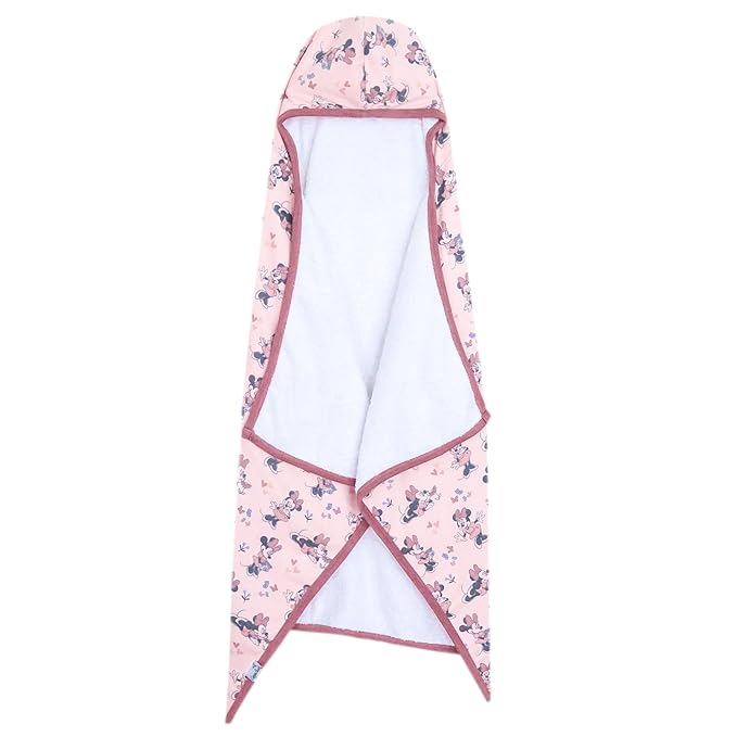 Premium Big Kid Hooded Towel "Minnie Mouse" by Copper Pearl