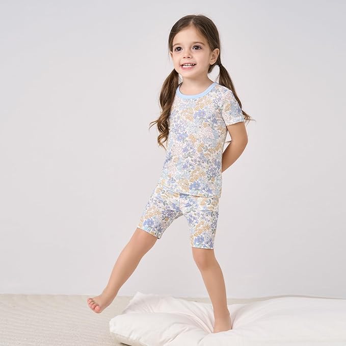 pureborn Baby Toddler Kids Viscose from Bamboo Pajamas Set Pjs 2pcs 18M-8Y