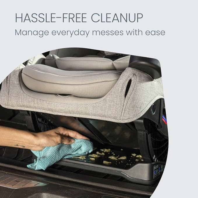 Britax One4Life Slim All-in-One Car Seat, 10 Years of Use, 17.5” SpaceSaver Design, Converts from Rear-Facing Infant Car Seat to Forward-Facing Booster Seat, ClickTight Installation, Mineral Gray