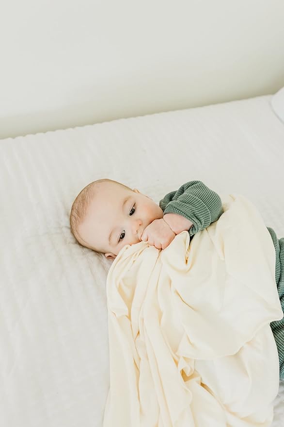 Copper Pearl Baby Swaddle Blanket - Premium Knit Baby Blanket, Large Soft Stretchy Receiving Blankets for Baby Boy and Girl, Swaddles for Newborn, Infant, and Toddler (Yuma)