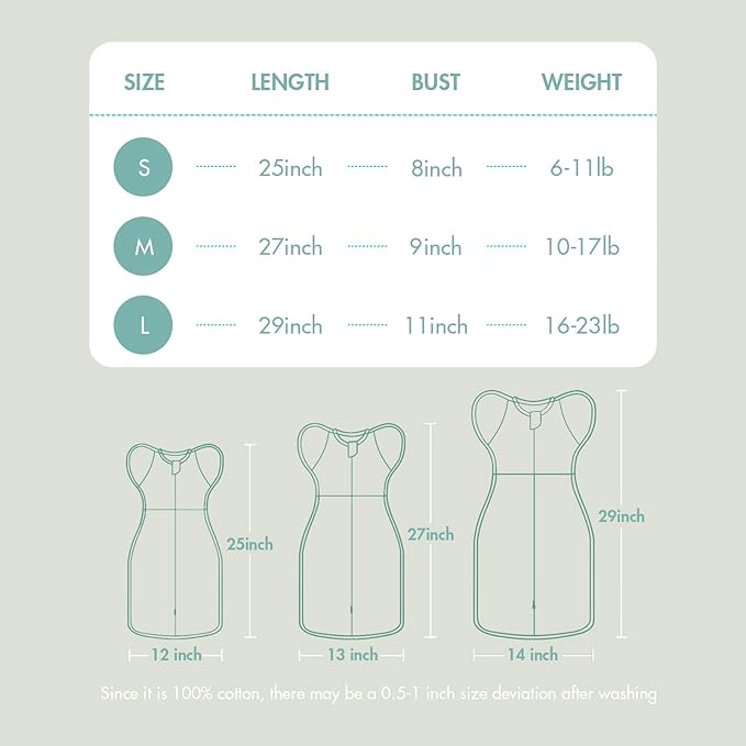 2-Pack Baby Swaddle Sleep Sack 3-6 Months - Arms Up Transitional Swaddles with Removable Cuffs & 2-Way Zipper, Gray Stars Design, Breathable Cotton Newborn Sack