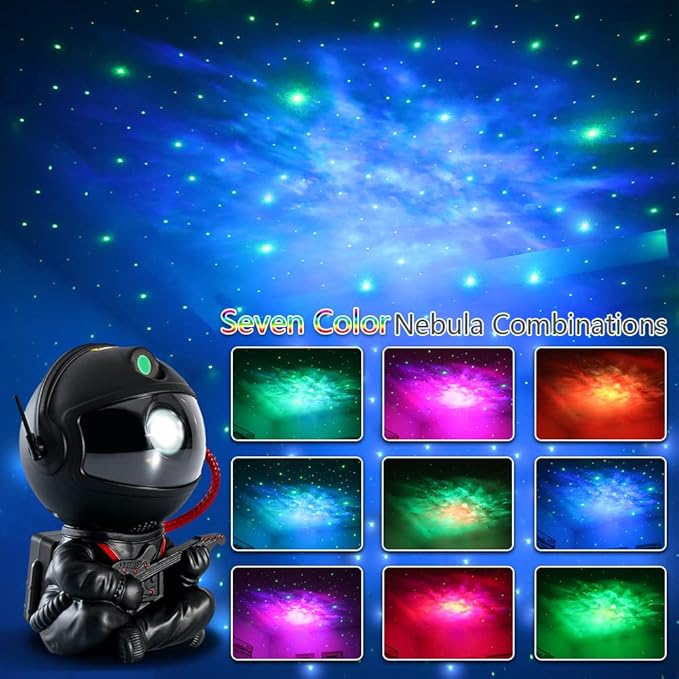 Galaxy Projector, Astronaut Star Projector, Kids Night Light for Bedroom, Adult Playroom,Ceiling, Room Decoration