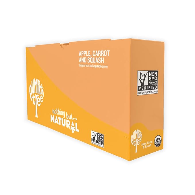 Pumpkin Tree Peter Rabbit Organics Apple, Carrot and Squash Puree, 4.4 Ounce (Pack of 10)