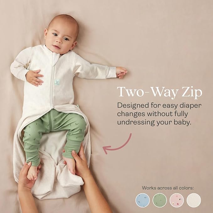ergoPouch Jersey Sleeping Bag 1.0 TOG – Arms-Out Baby Sleep Sack, Ideal Transition from Swaddling, Slim Fit Keeps Baby Secure & Comfortable, Soft Breathable Fabric (8-24 Months, Dragonflies)