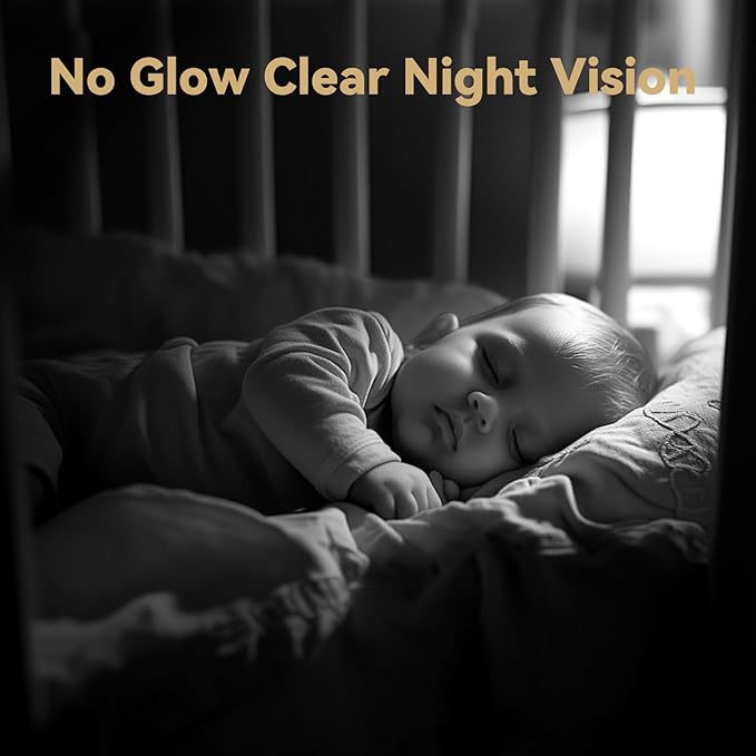 ebemate WiFi Video Baby Monitor with 2 Camera,2.8" Display with 1200Ft Long Range,WiFi On/Off,1080P No Glow Night Vision,2-Way Talk Baby Cam Monitoring EBS28-2