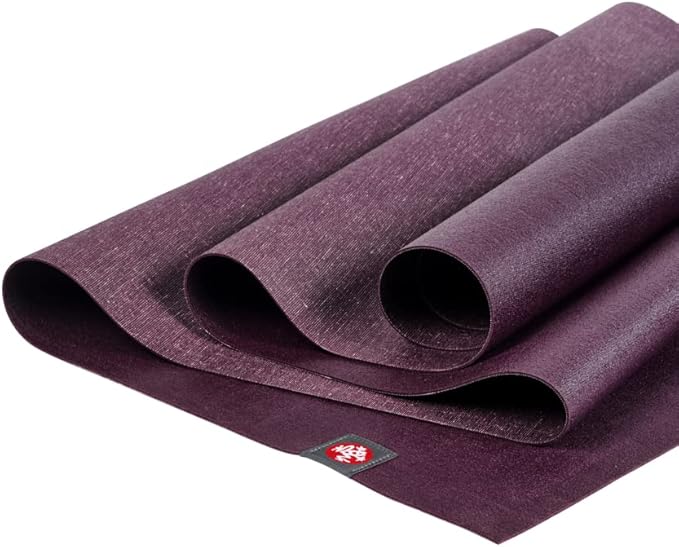 Manduka eKO SuperLite Yoga Mat - 1.5mm Natural Rubber | Foldable & Travel Friendly | Soft Textured Surface | Eco-friendly
