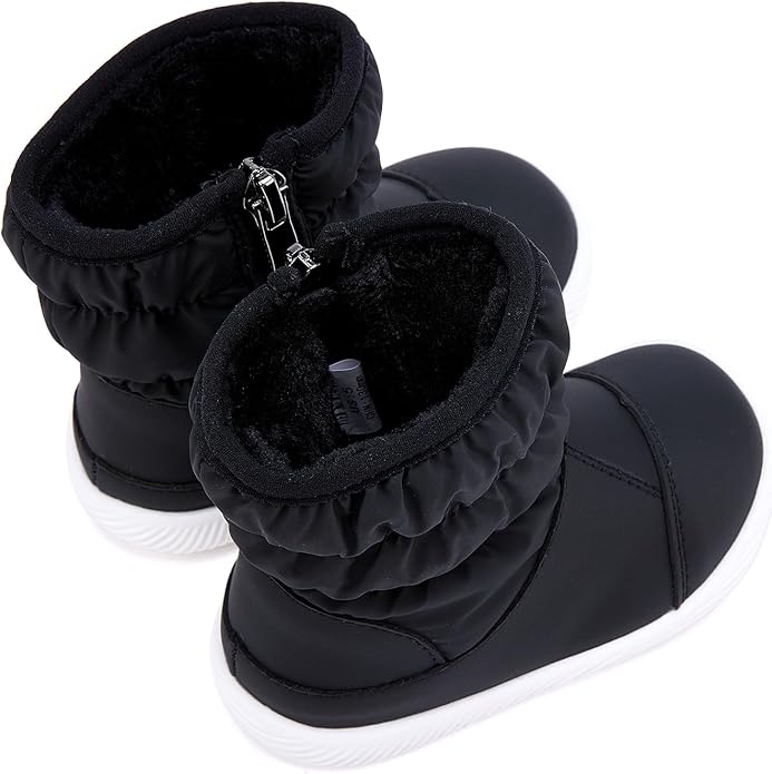 BMCiTYBM Baby Boy Girl Snow Boots Waterproof Winter Warm Booties Nonslip Lightweight Outdoor Shoes for First Walkers 6 9 12 18 24 Months(Infant/Toddler)