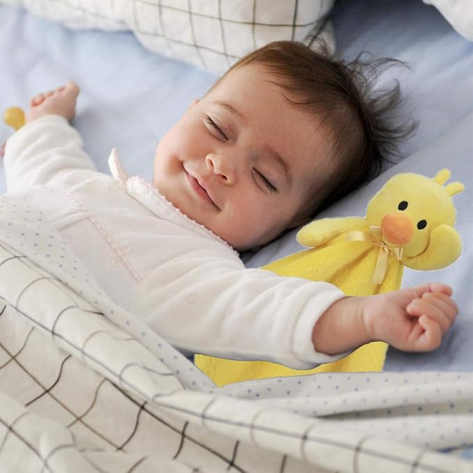 Pro Goleem Duck Security Blanket Soft Yellow Baby Lovey Unisex Lovie Baby Gifts for Newborn Toddler Snuggle Toy Stuffed Animal 16 Inch