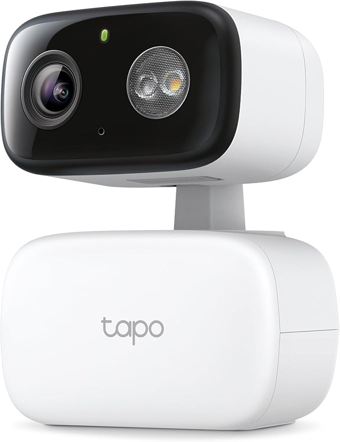Tapo 1080p Pan/Tilt Indoor/Outdoor Security Camera – Free Person/Baby Cry Detect & Motion Track, 360° View, Color Night Vision, SD/Cloud Storage, Works w/Alexa & Google Home HybridCam 360