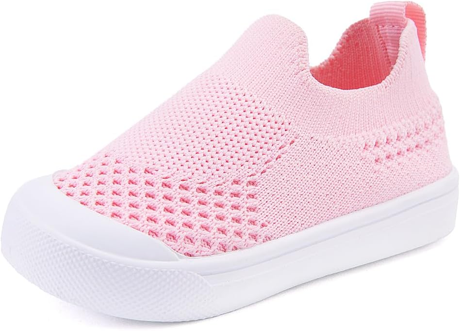 BMCiTYBM Baby Sneakers Girls Boys Lightweight Breathable Mesh First Walkers Shoes 6-24 Months