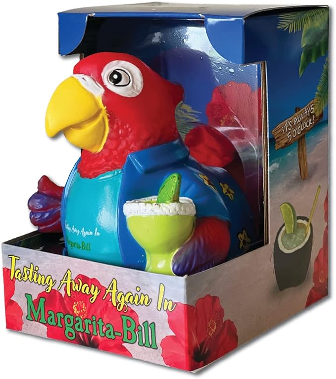 CelebriDucks - Tasting Away Again in Margarita-Bill - Floating Rubber Ducks - Collectible Bath Toy Gift for Kids & Adults of All Ages