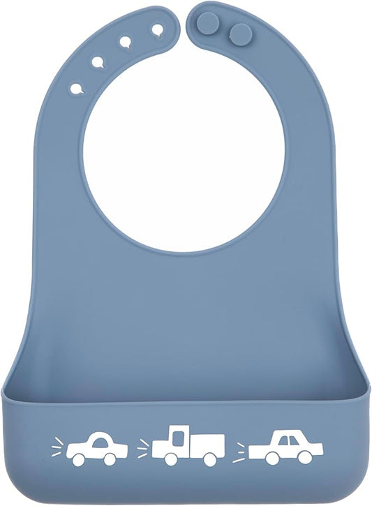 Bella Tunno Little Bites Bib – Silicone Baby Bibs for Infant Girls and Boys Ages 3-12 Months, BPA Free Soft Silicone Bib