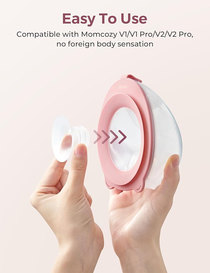 Momcozy Original V1 Pro/V2 Pro Breast Pump Replacement Accessories,Flange Insert 17mm Only for Momcozy V1 Pro/V2 Pro 4PCS