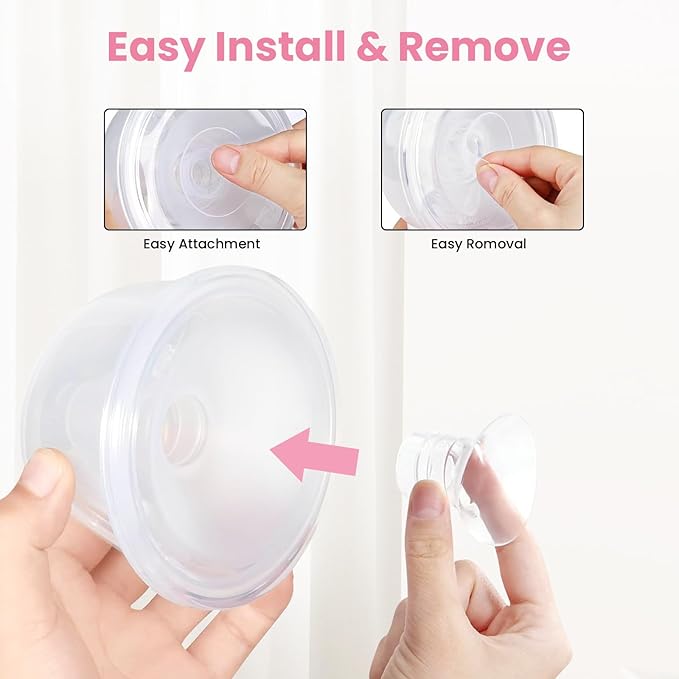 Flange Inserts 21mm(8PCS) & Nipple Ruler & Cleaning Brush, 3 in 1 Flange Sizing Kit, Silicone Flange Insert Kit for 24mm Most Pumps, Breast Pump Replacement Accessories