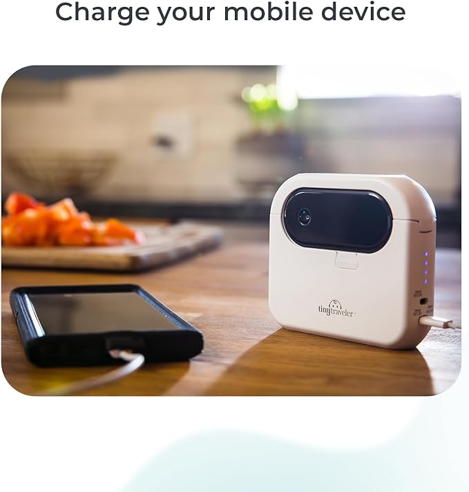 Tiny Traveler Add-On Baby Car Camera with Power Bank – 720P HD, Night Vision, Easy Install for Twins, 2 Kids, or Pets – Wireless Baby Car Camera Add-On Kit (Monitor Not Included)