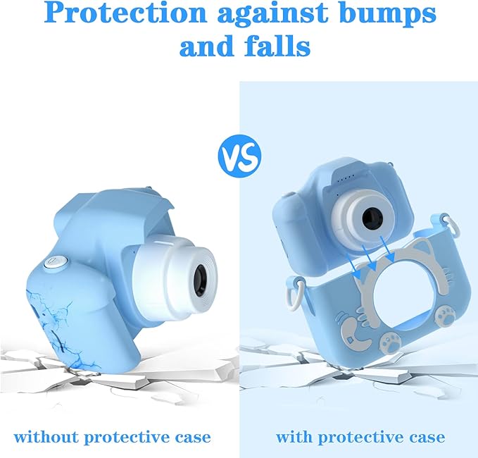 Kids Camera Toys for 3 4 5 6 7 8 9 10 11 12 Years Old Boys/Girls, Kids Digital Camera for Toddler with Video, Birthday Festival for Kids, Selfie Camera for Child, 32GB TF Card