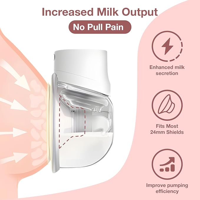 Flange Inserts 15mm for 24mm Flanges/Shields of Pumps, Softer Silicone Flange Insert Compatible with Momcozy/Spectra/eufy/Medela/TSRETE Breastpump, Replacement Pump Parts Flanges Sizing Kit, 6PCS-15mm