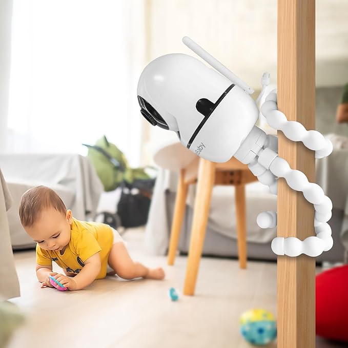 Tripod Mount Compatible with HelloBaby HB65/HB6550/HB6550 Pro/HB40/HB66/HB6339 and ANMEATE SM935E Baby Monitors – Attach Your Camera Flexibly Anywhere