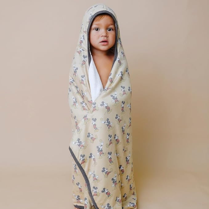 Premium Big Kid Hooded Towel "Mickey Mouse" by Copper Pearl