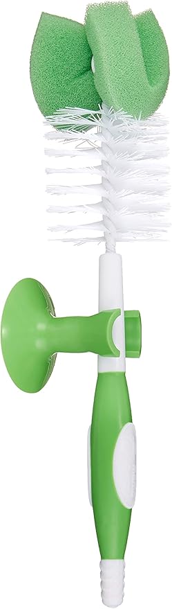 Amazon Brand - Mama Bear Bottle Brush 3 Count, White (Pack of 12)