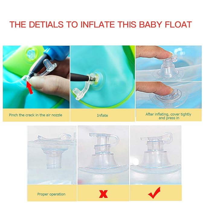 | Inflatable Baby Bathtub,Newborn Bathtub Seat for Infant,Non-Slip Baby Pool for Sitting up,Foldable Toddler Tub Shower,Portable Travel Bath for Kids 0-6 Year