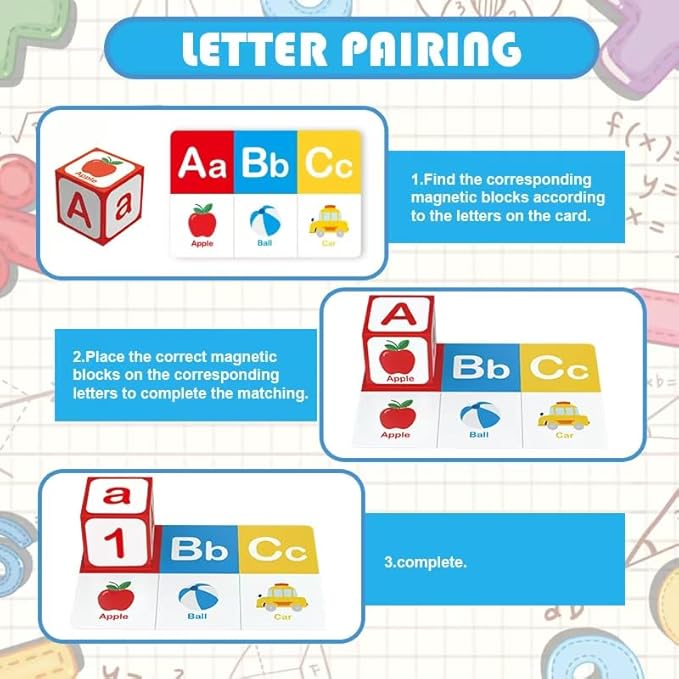 Children's Multiple Activity Toys Educational Alphabet Building Blocks Set