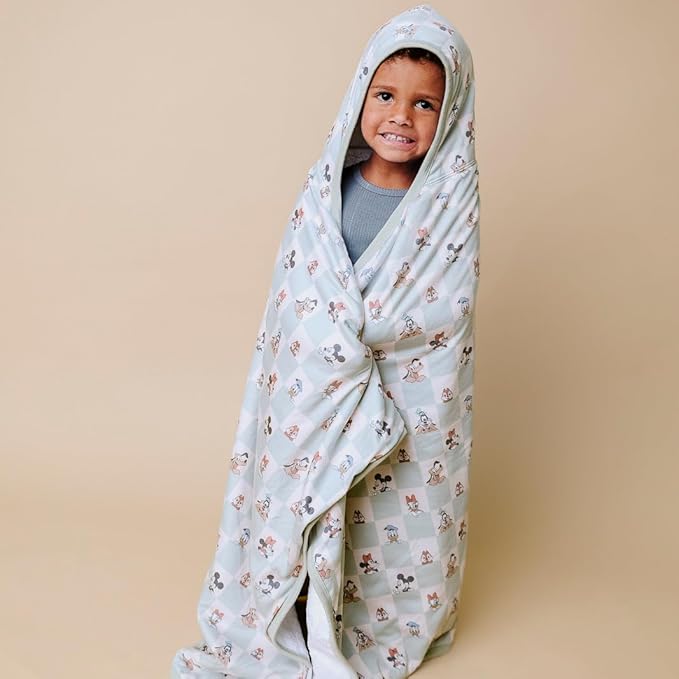 Premium Big Kid Hooded Towel "Mickey Mouse & Friends" by Copper Pearl